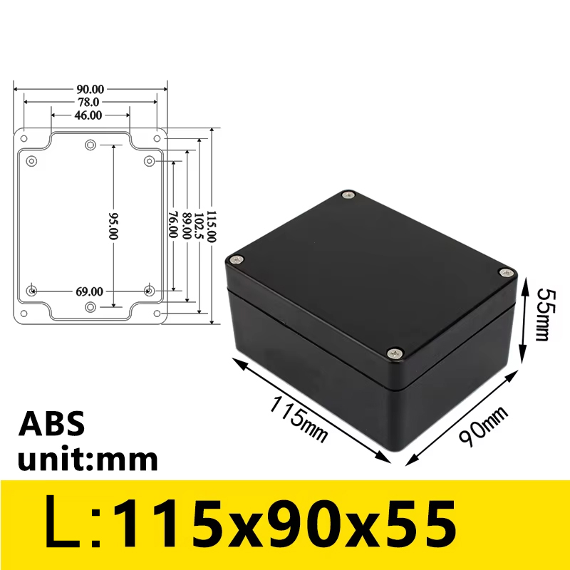 Black Outdoor Waterproof Enclo – Outdoor Power Outlet Box recenzja i cena