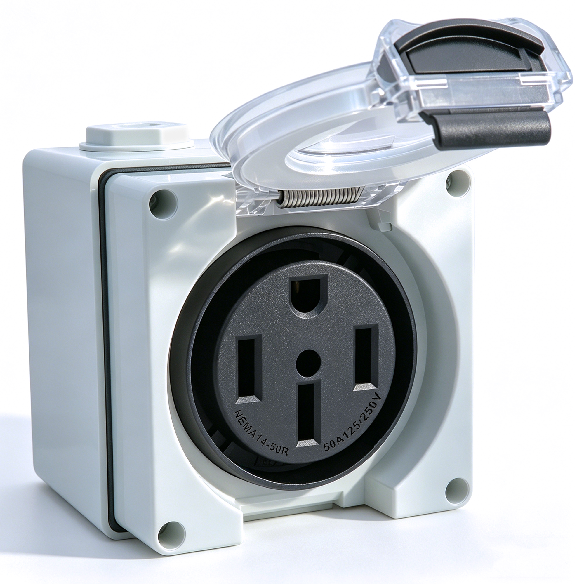 50 Amp RV Outlet Box NEMA 14-5 – Outdoor Power Outlet Cover recenzja i cena