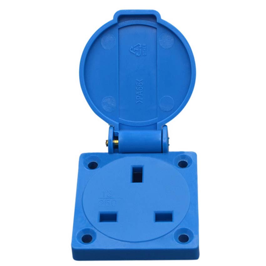 1pcs Britain Black Blue 13A 25 – Outdoor Power Receptacle recenzja i cena