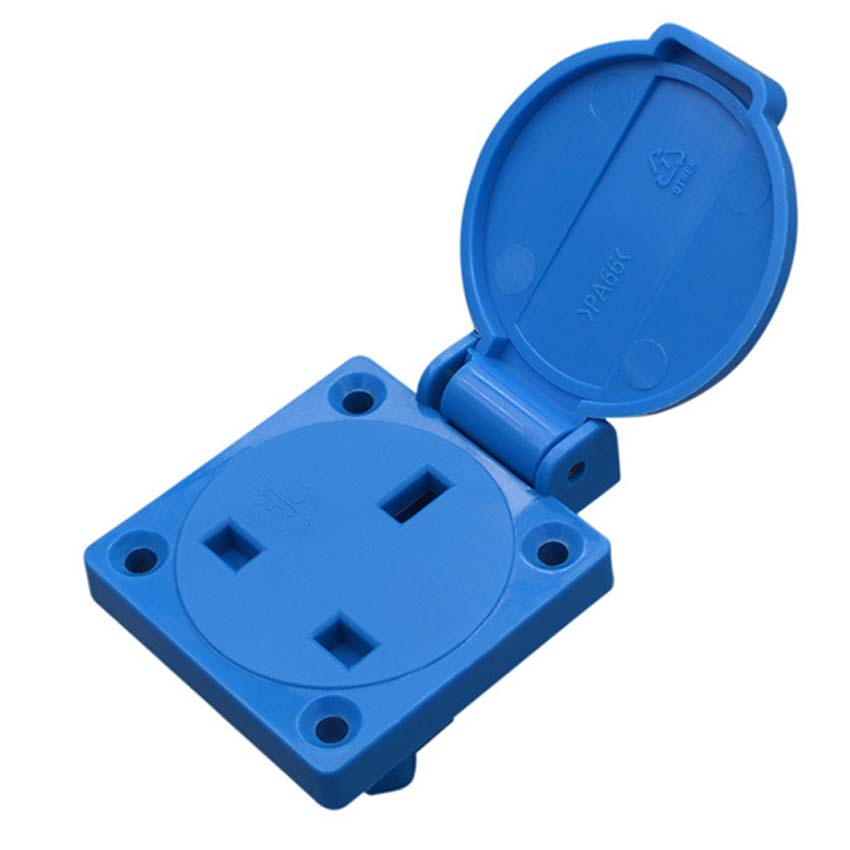 1pcs Britain Black Blue 13A 25 – Outdoor Power Receptacle recenzja i cena