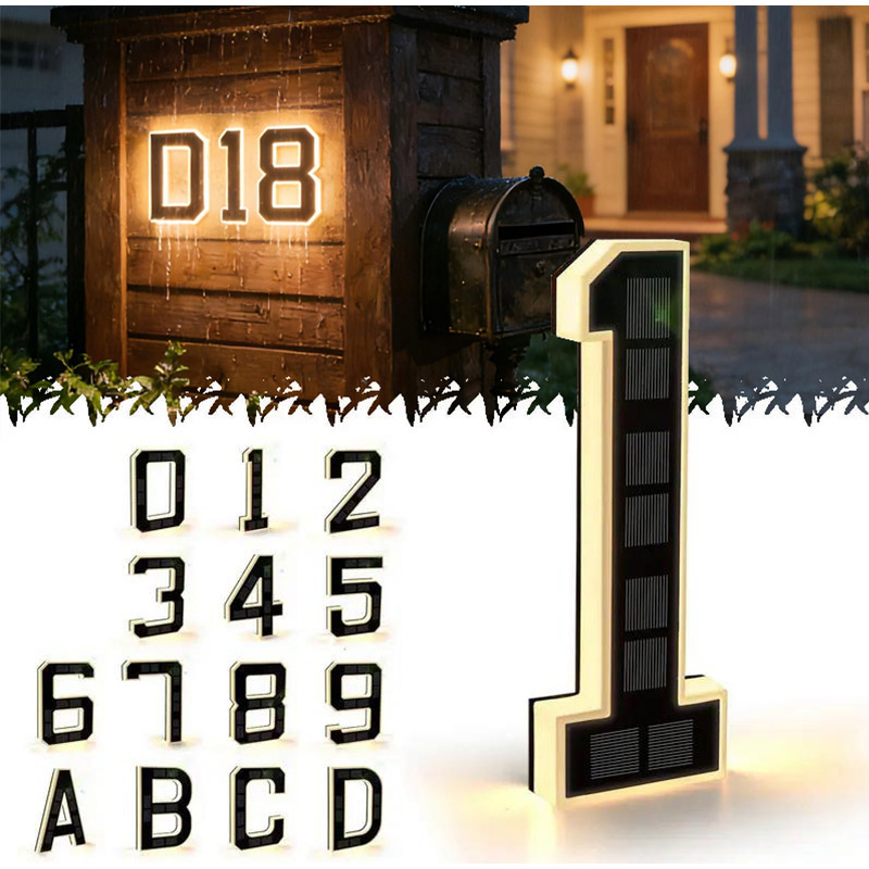 9 Inches Outdoor Solar Powered – Outdoor Power Number recenzja i cena