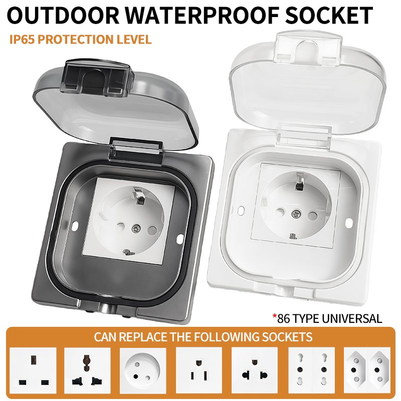 IP65 Waterproof Outdoor Socket – Outdoor Power Receptacle recenzja i cena