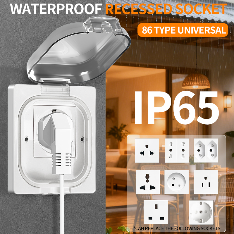 IP65 Waterproof Outdoor Socket – Outdoor Power Receptacle recenzja i cena