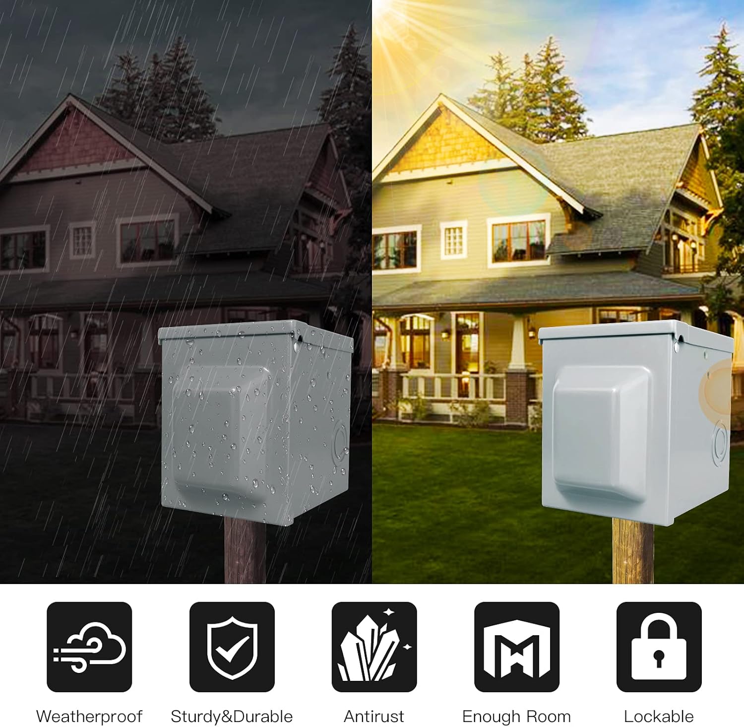 30/50 Amp 125/250 Volt RV Powe – Outdoor Power Receptacle Box recenzja i cena