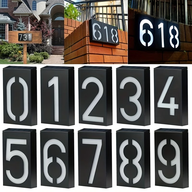 18.5cm Modern Solar-Powered LE – Outdoor Power Number recenzja i cena