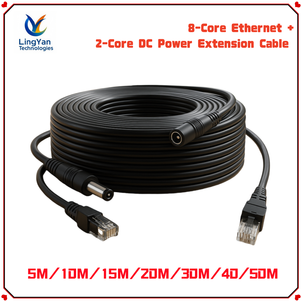 PoE Extension Cable with DC Po – Extension Cord Outdoor recenzja i cena