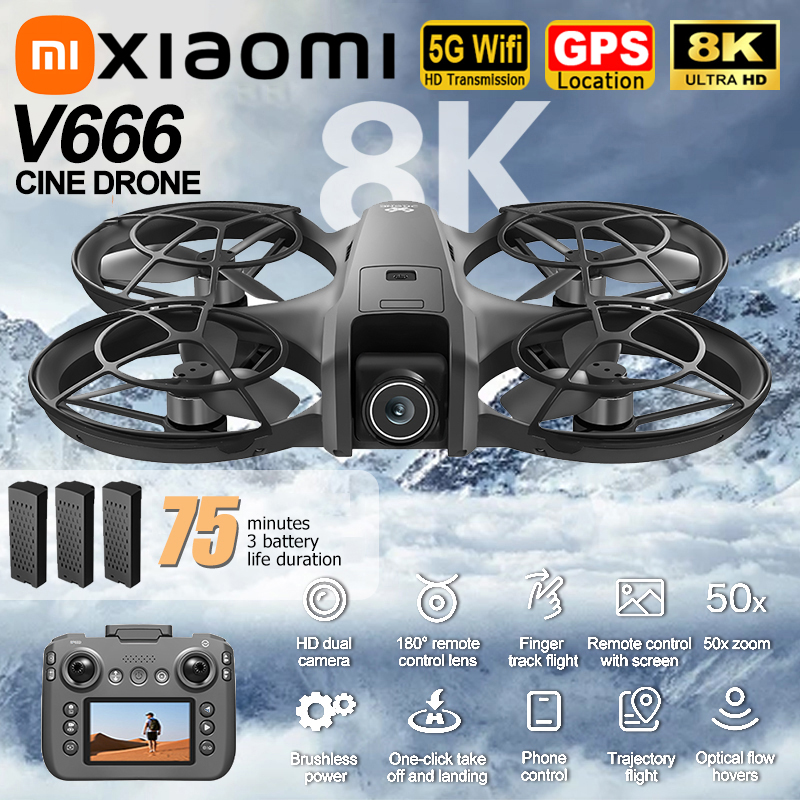 Xiaomi V666 Drone 8K Aerial HD – Outdoor Power Lead recenzja i cena