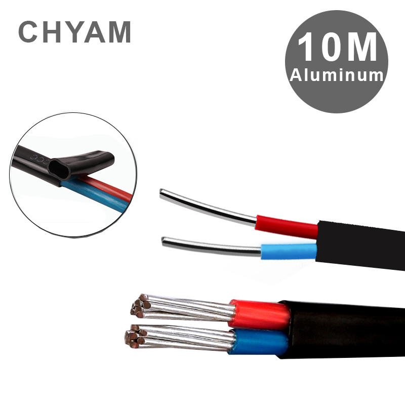 10 Meters Aluminum Wire Black  – Outdoor Power Line Cover recenzja i cena