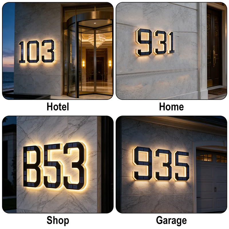 12CM Solar-Powered Sensor LED  – Outdoor Power Number recenzja i cena