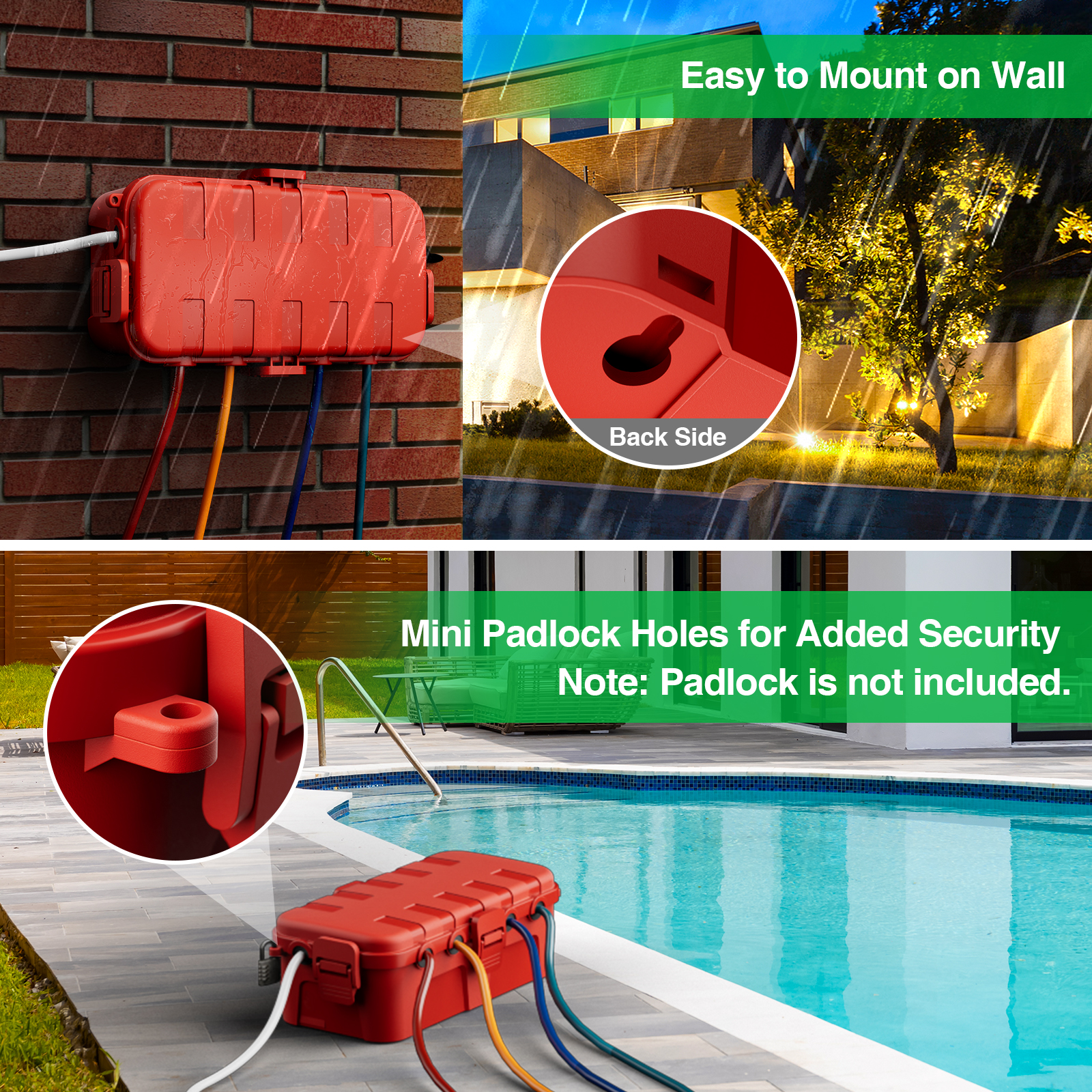 Outdoor Electrical Box Waterpr – Outdoor Power Outlet Cover recenzja i cena