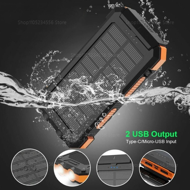 20000mAh Solar Power Bank, Wat – Outdoor Power Number recenzja i cena