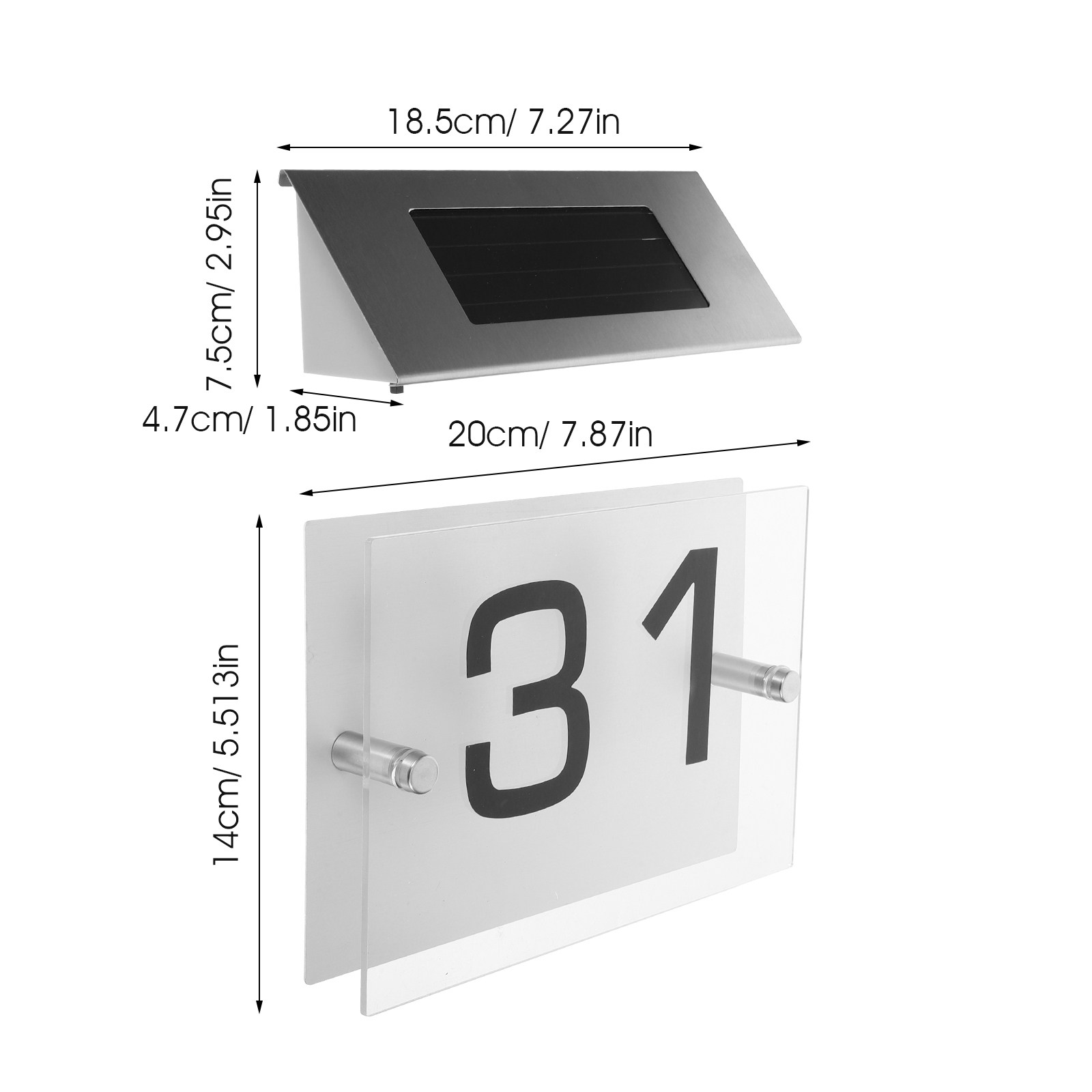 Solar Powered Address Sign Num – Outdoor Power Number recenzja i cena